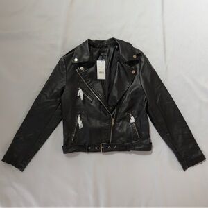 Leather Moto Jacket